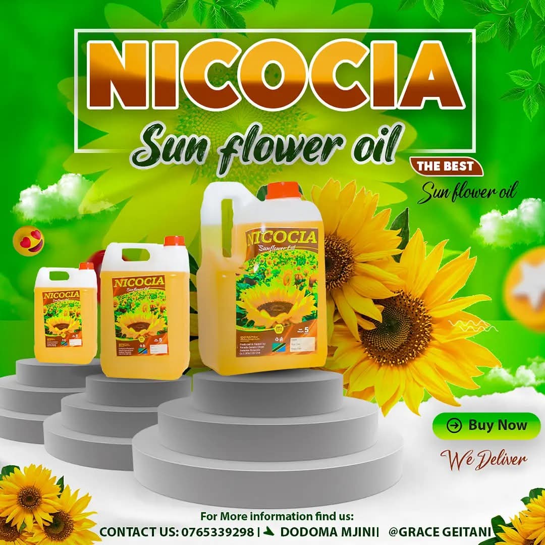 Mafuta ya Alizeti - Nicocia Sunflower 20Ltr