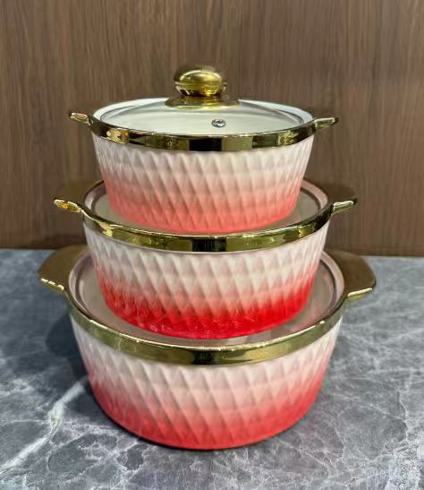 Soup Ceramic Pot - Yellow
