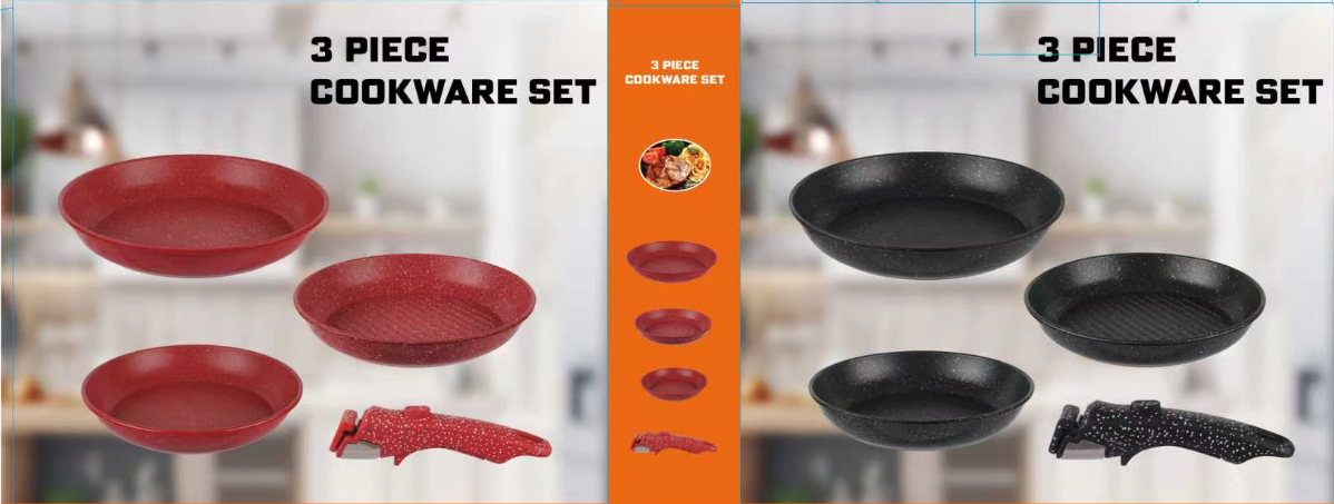 3 pcs Cookware Set - SY-66-1