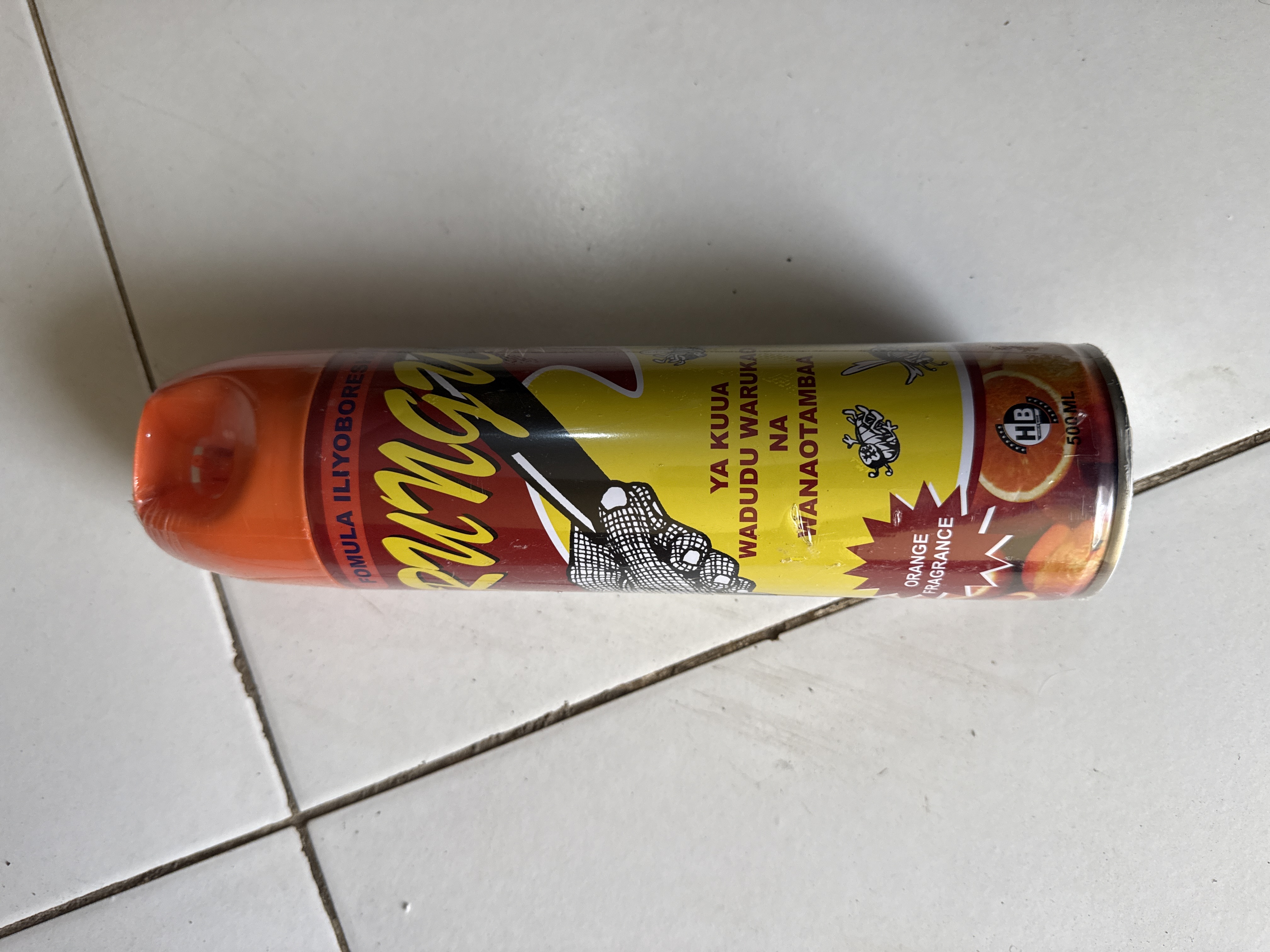 Dawa ya MBU-Rungu ndogo 500ML Orange