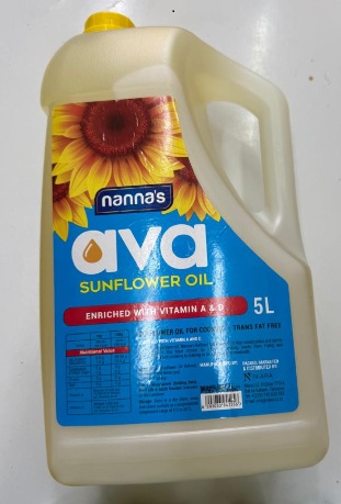 Ava Sunflowers Oil Ltr 5