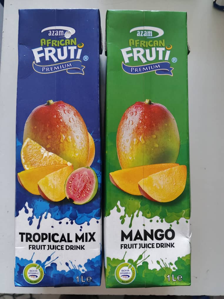 AZAM AFRICA FRUIT MANGO & TROPICAL BOX 1LT