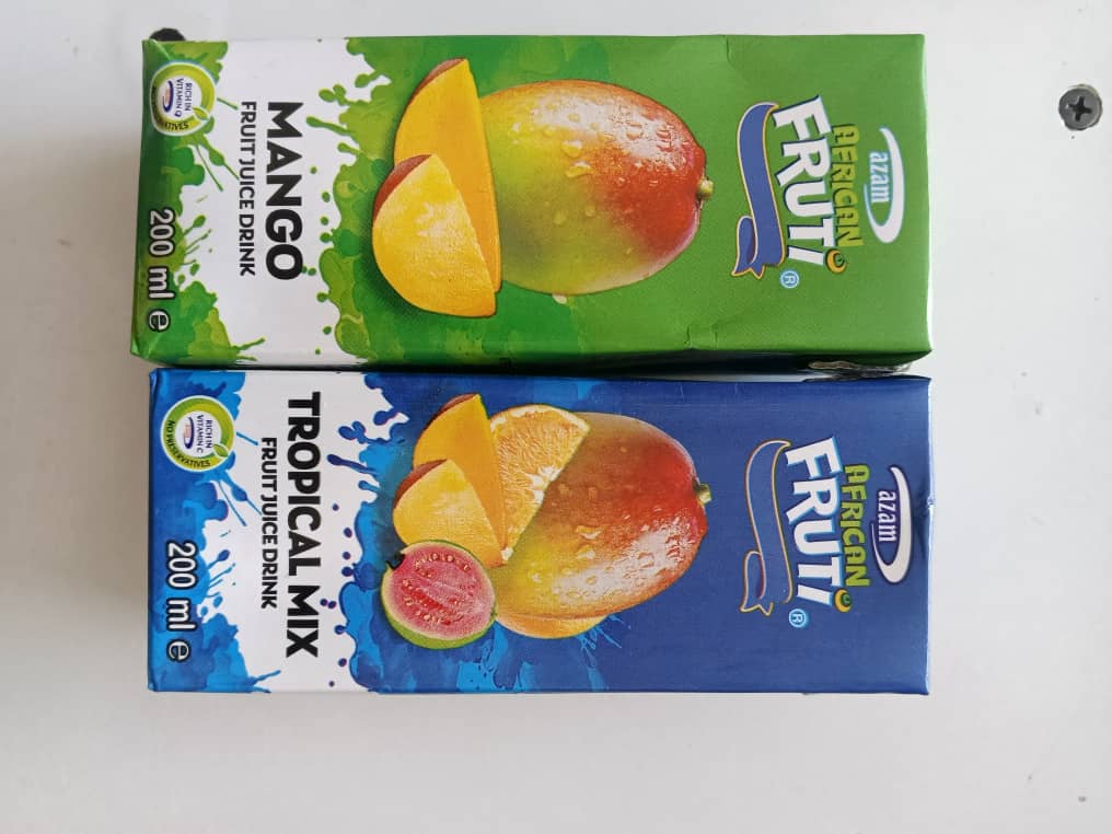 AZAM AFRICA FRUTI JUICE TROPICAL & MANGO 200Mls
