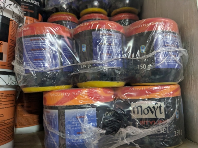 MOVIT HAIR GEL (NYEUSI) 150g