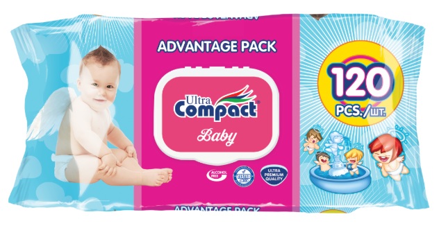 Advantage Baby Wet Wipes 120pcs